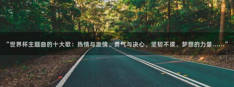 2026年男足世界杯：“世界杯主题曲的十大歌：热情与激情、勇气与决心、坚韧不拔、梦想的力量……”